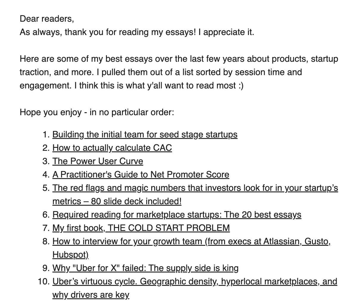 andrew chen newsletter