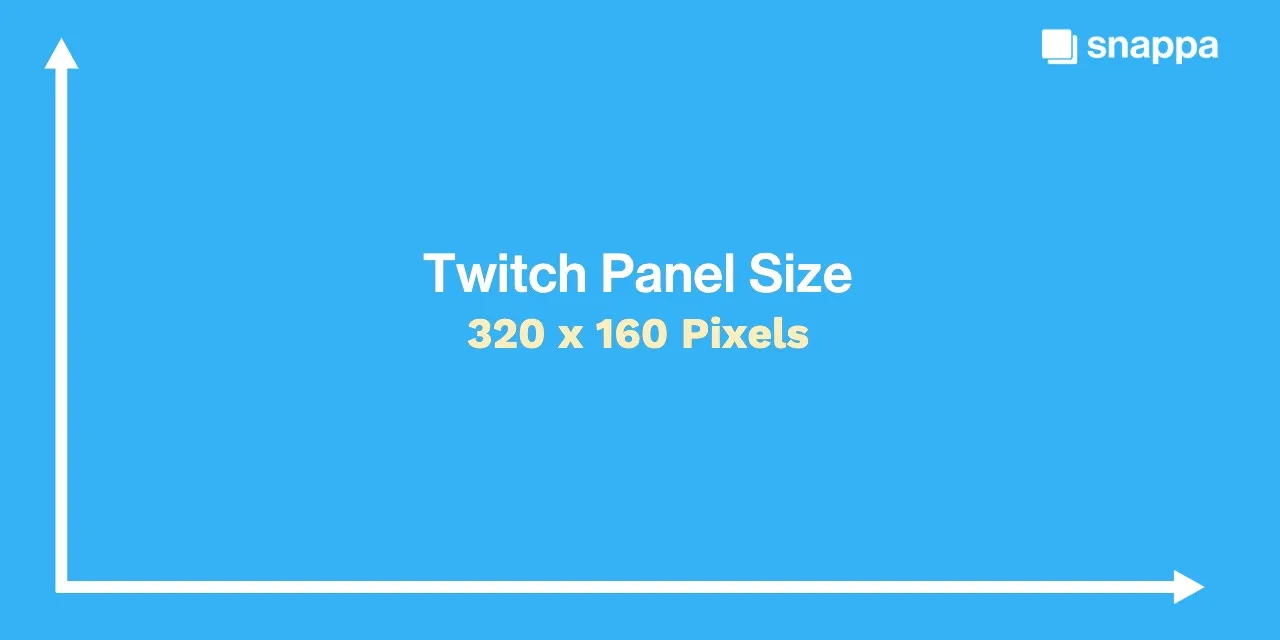Best Twitch panel size & dimensions