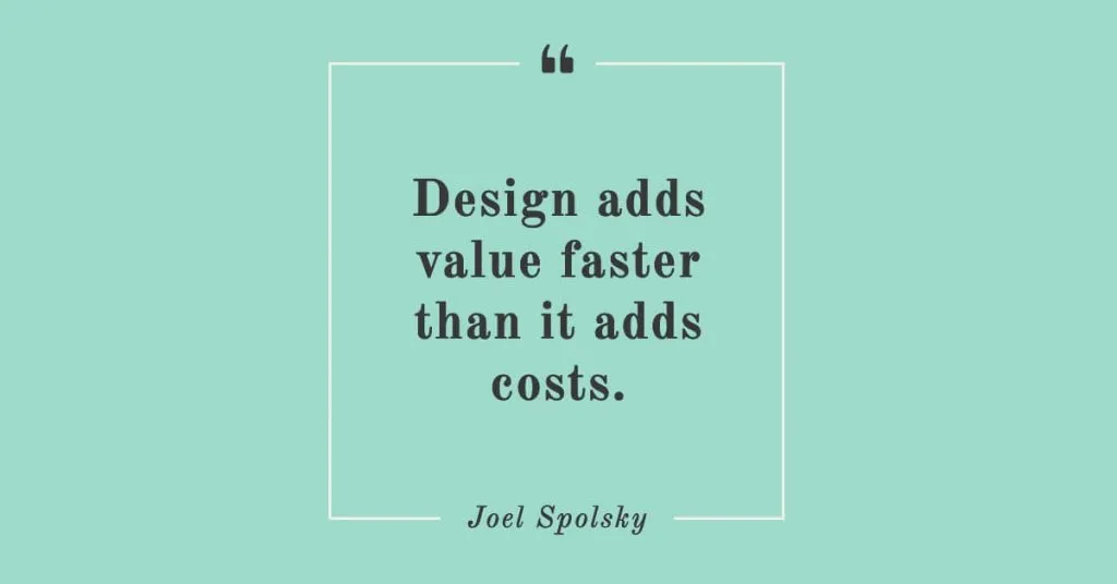Minimalist Quote design