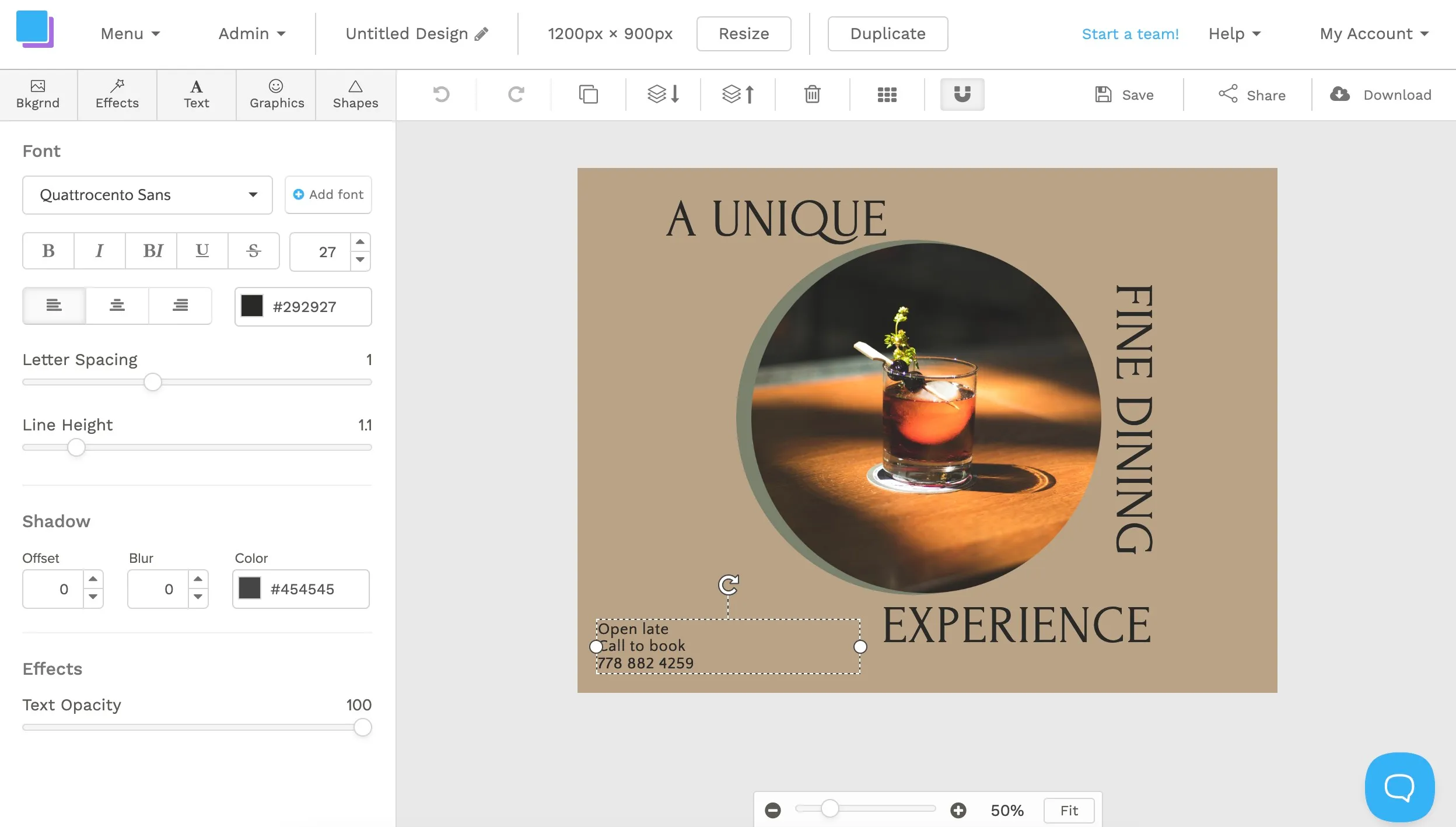 Free product photo editor in Snappa