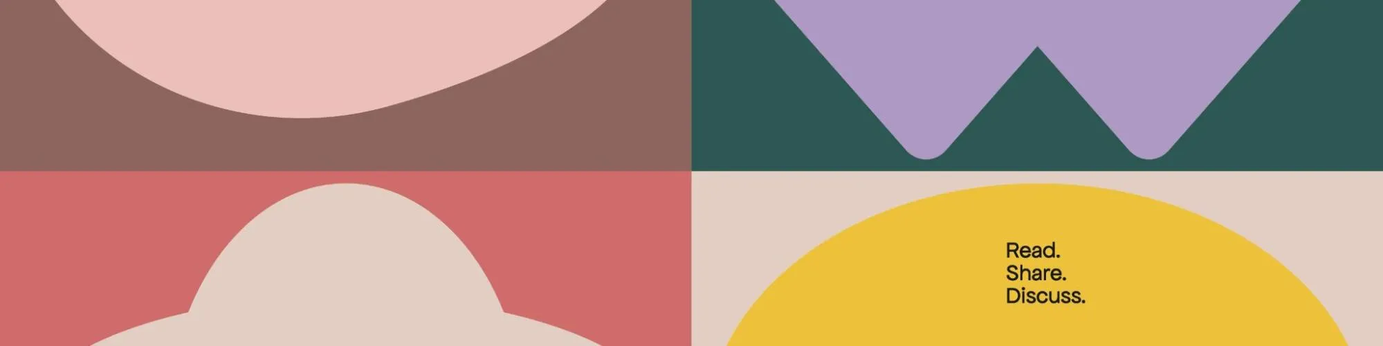 An example of an abstract LinkedIn banner image