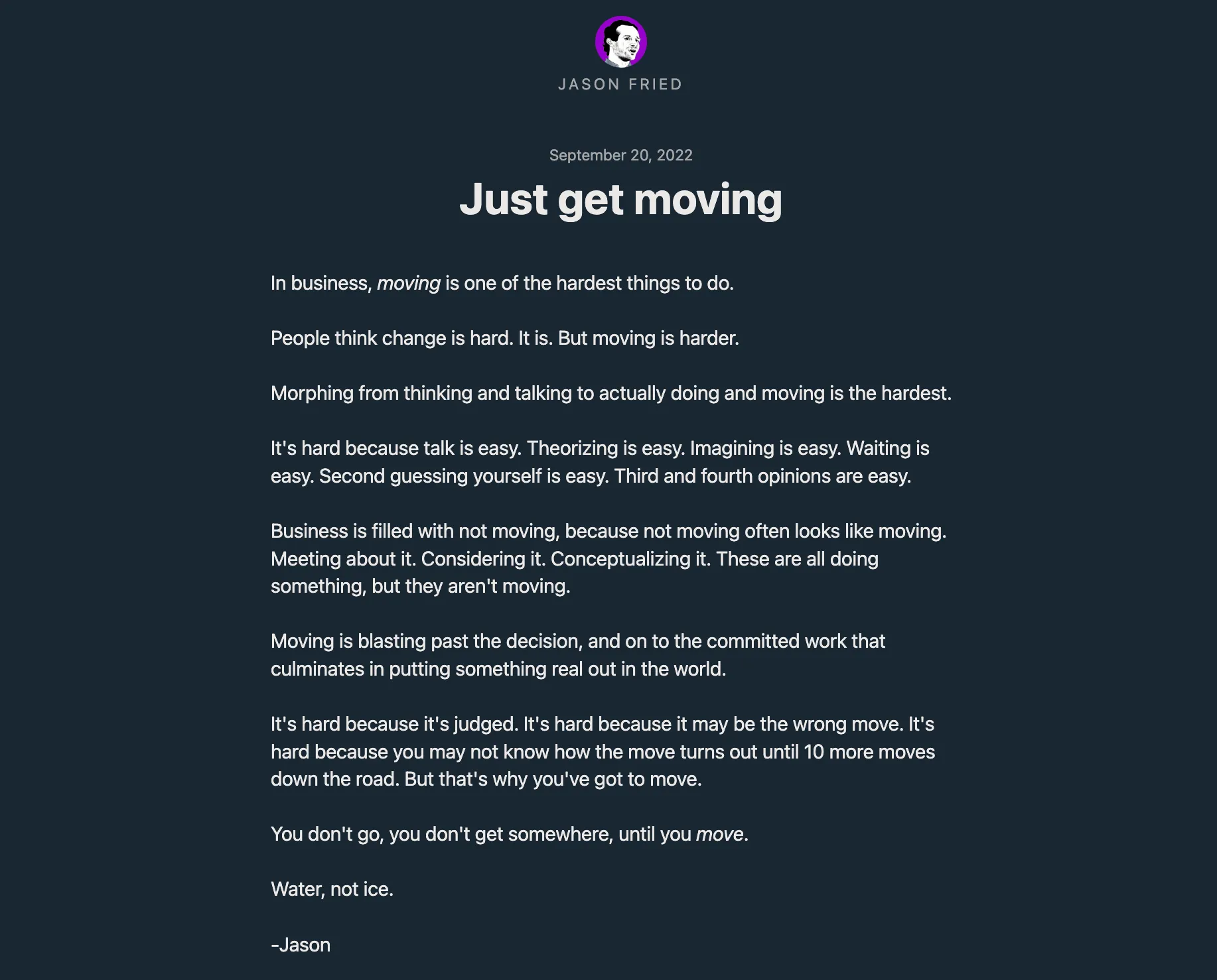 jason fried newsletter
