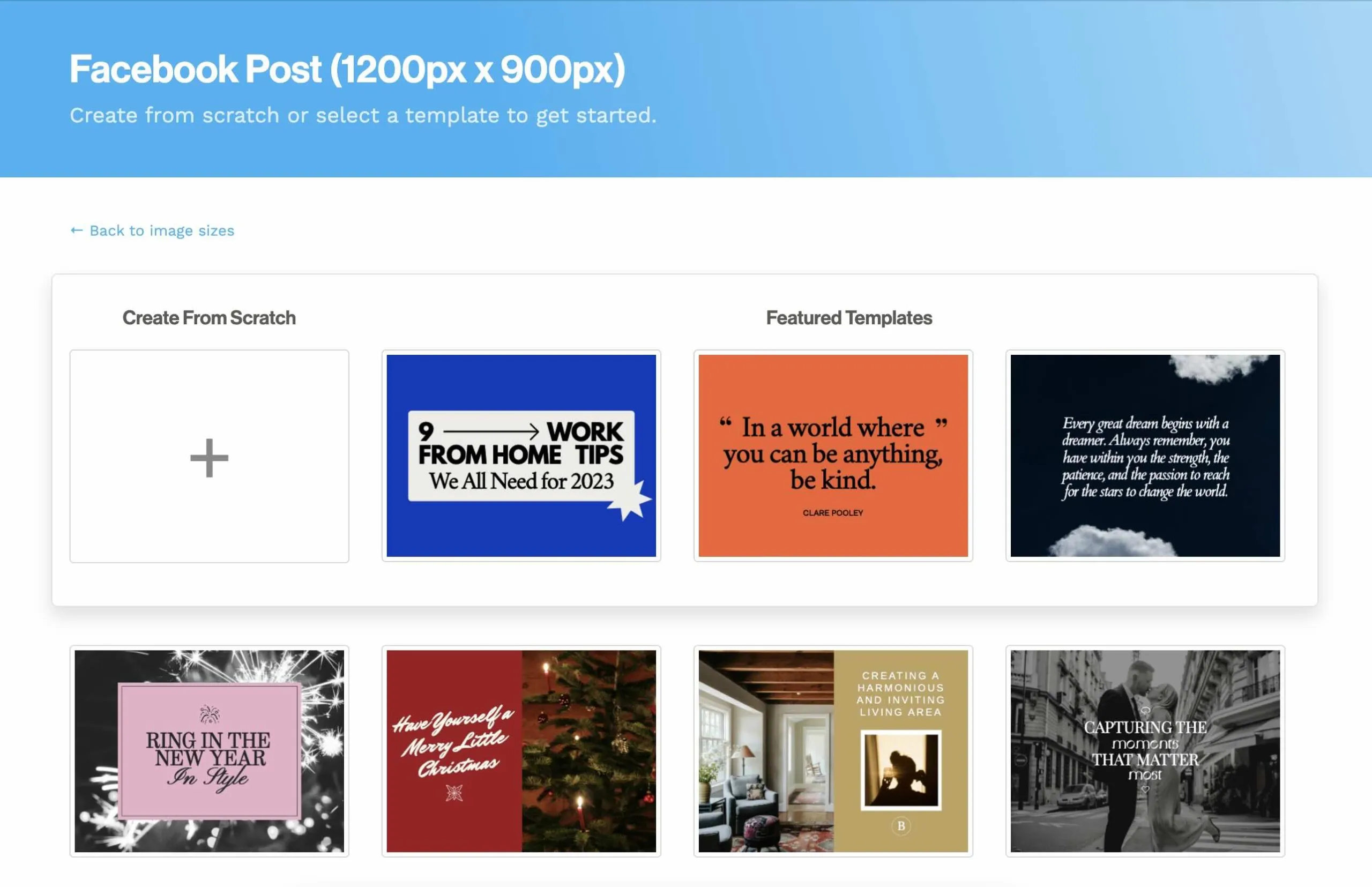 Real estate templates from Snappa