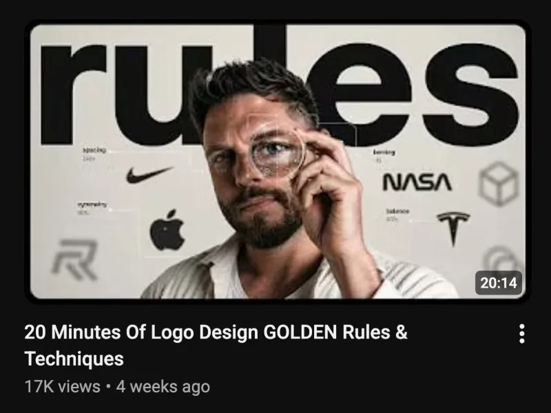 Satori Graphics YouTube thumbnail featuring large black text, a close-up portrait, and popular brand logos including Nike, Apple, NASA, and Tesla.