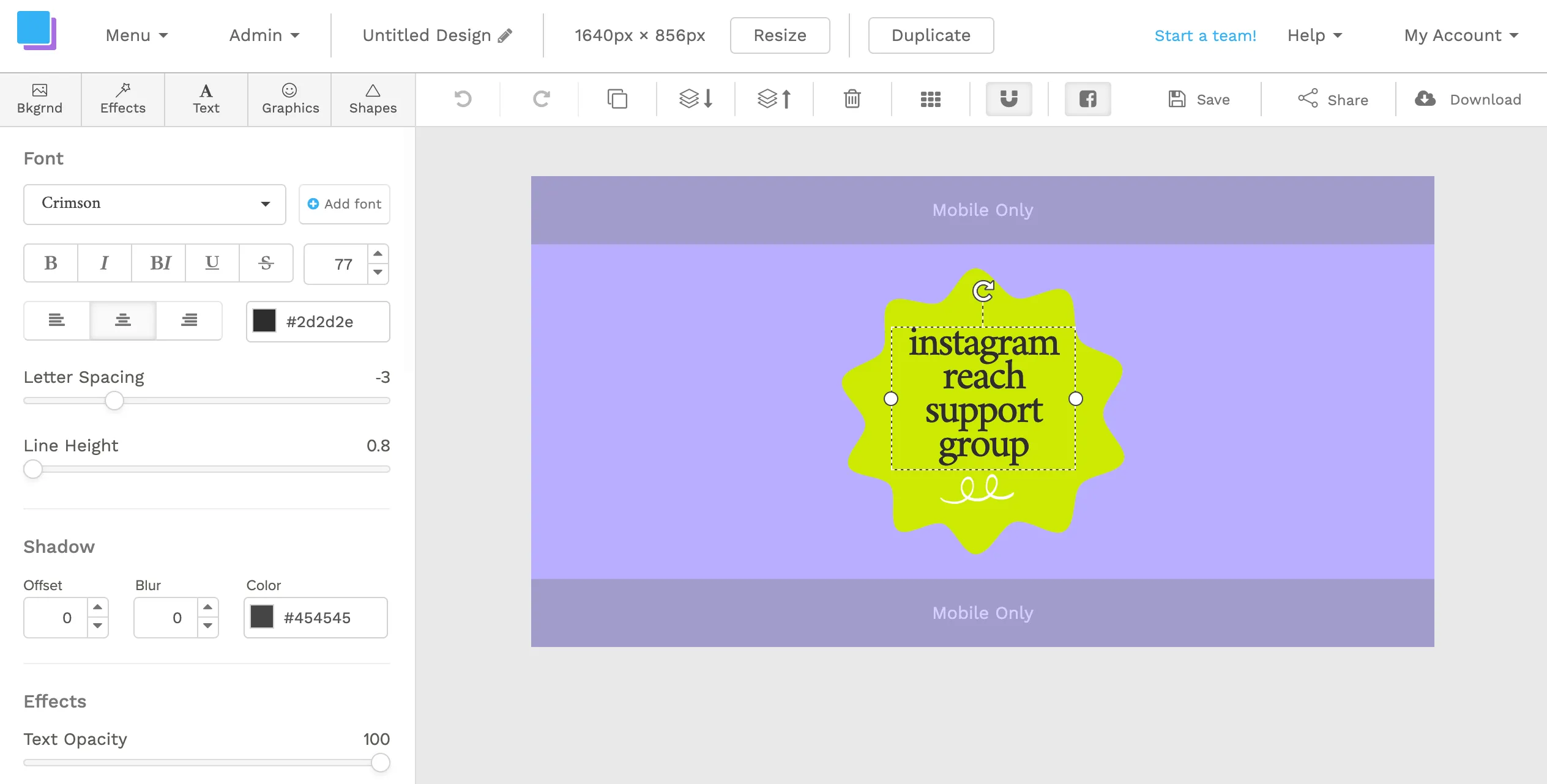 Facebook group cover photo design software