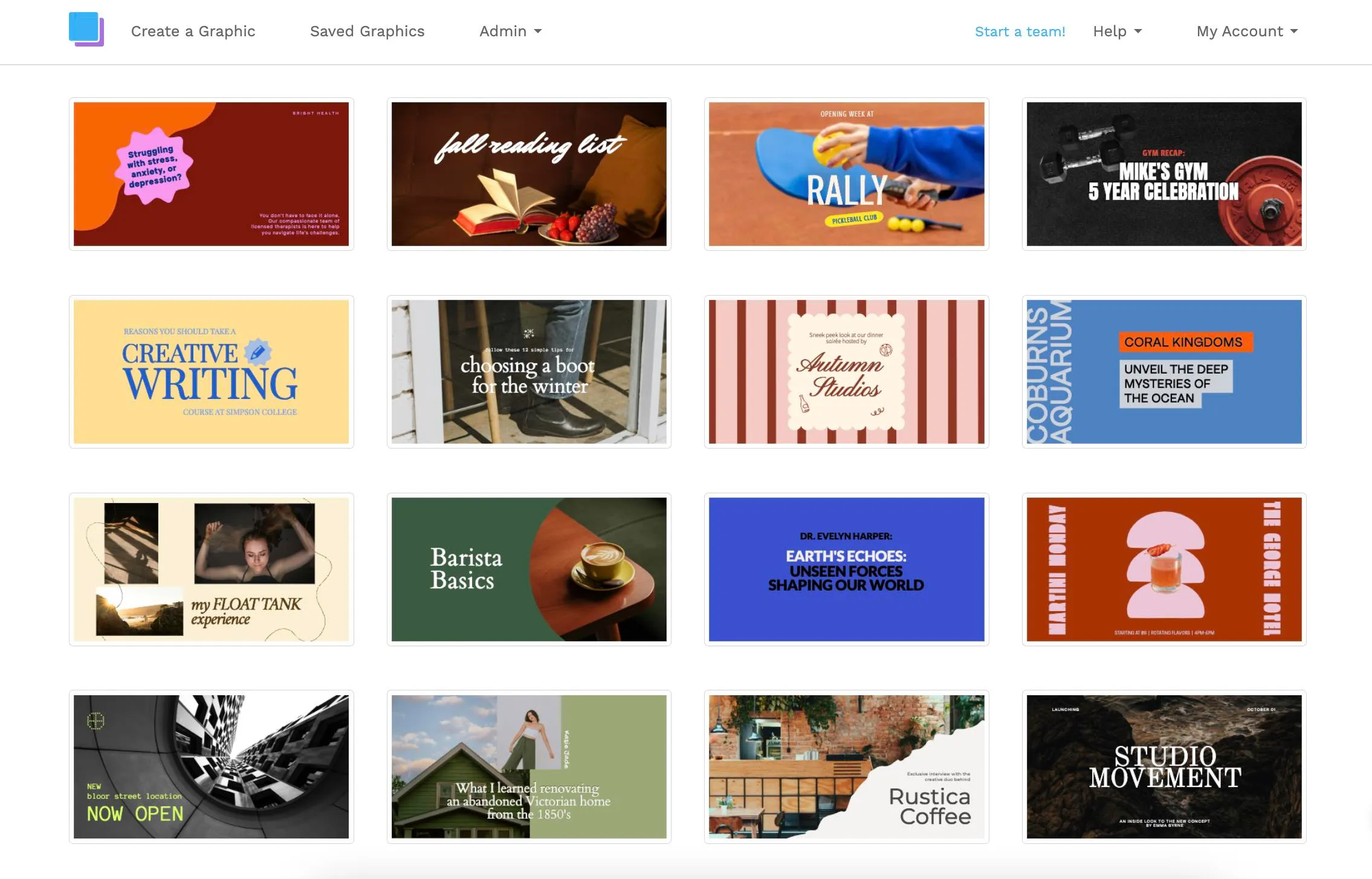 WordPress featured image templates from Snappa